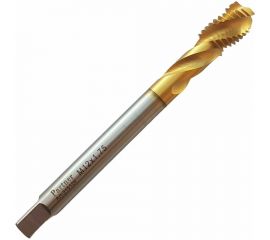 Метчик Partner M12х1.75 HSSE, DIN376, спиральная канавка, Н6, TiN 315120 