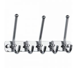 Настенные крючки для полотенец HAIBA для ванной и кухни, металлические, хром HB201-5 540054 