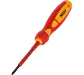 Крестовая диэлектрическая отвертка Ladina GREPP PH0х60 мм, CrV, двухкомпонентная рукоятка 202-030 