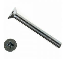 Винт КРЕП-КОМП DIN 965, потайной, цинк, 3x25 100 шт. вп325мф 