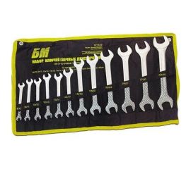 Набор ключей БМ КГД 8-32 мм 12 предметов тетроновая сумка CrV 971512 