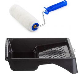 Набор малярный: валик искусственный мех 240мм, ванночка для краски 330х350мм Мелодия цвета НАБ1 