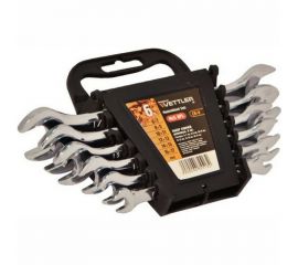 Набор рожковых ключей VETTLER 6пр 6-17мм пласт, держатель MsS6PL 