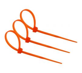 Нейлоновый хомут TDM 4.8х400 мм, оранжевый, 25 штук SQ0515-0369 