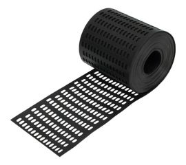 Вентиляционная карнизная лента ПРОТЭКТ высота 10 см, длина 5 м, черный ЛВ-10/5 ч 