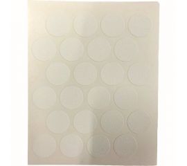 Самоклеющаяся заглушка Локри D-20 мм, белый, 24 шт. 106792 