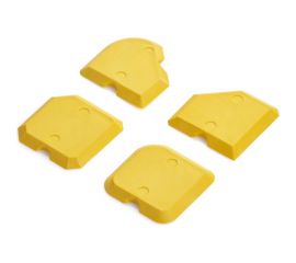 Шпатель для выравнивания межплиточных швов РемоКолор набор 4 предмета 12-2-124 