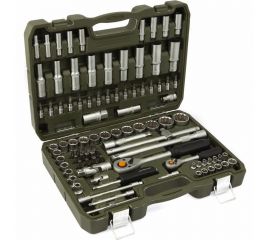 Набор двенадцатигранных головок Дело Техники 1/4"", 1/2"" с принадлежностями, 94 предмета 622794 