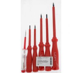 Набор диэлектрических отверток с тестером LOM 6 предметов 2679444 