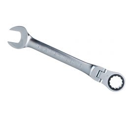 Трещоточный комбинированный ключ с шарниром 19мм KING TONY 373019M 