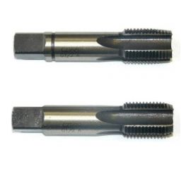 Метчик, трубная резьба G1 дюйм, комплект из 2-х штук Bucovice Tools 112100 