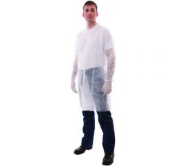 Одноразовый процедурный халат на кнопках ООО Комус XXL, 10 шт/уп 867494 