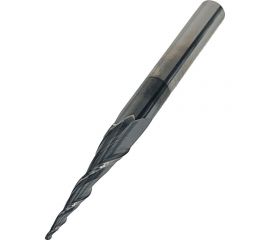 Фреза спиральная коническая для 3D фрезеровки на ЧПУ (1х35x75 мм; S=6 мм; R0.5) Greencut EX0610 