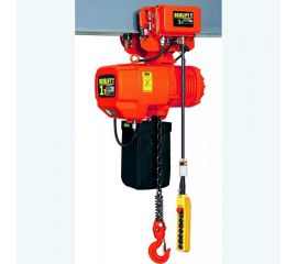 Цепная передвижная таль OCALIFT 01-01S г/п 1Т, высота 6м, 380в OCA0101ST6m 