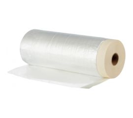 Пленка защитная 0.55х33 м с малярной лентой UNIBOB 211782 