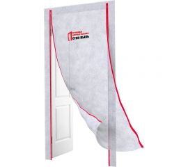 Временная пленочная дверь 120х220 см двумя молниями типа I I вариант 4А СТОП-ПЫЛЬ 201811 