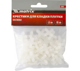 Крестики (100 шт; 5 мм) для кладки плитки MATRIX 88093 