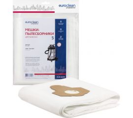 Мешки для пылесоса ДИОЛД ПВУ-1400-60, ЗУБР ПУ-60-1400 М4 МАСТЕР, КОРВЕТ 367, 5 шт. EURO Clean EUR-423/5 