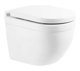 Подвесной безободковый унитаз BelBagno SENSO-R с креплением BB017CHR 