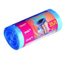 Мешок с завязками для мусора (30 шт; 35 л; 10 мкм) YORK 902160 