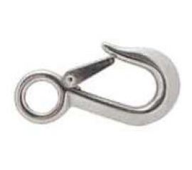 Крюк с предохранителем ЕВРОПАРТНЕР 100х19х20,5 мм, нержав. сталь, 1 шт. G1 7419 