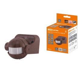 Датчик движения TDM ДДС-02В ""ЭКО"", 1100Вт, 5-480с, 6м, 5+Лк, 180гр, IP44, венге SQ0324-0042 