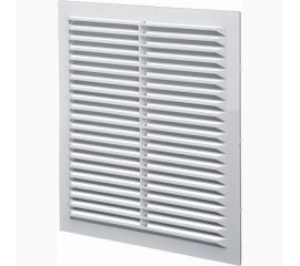 Решетка неразъемная наклонные жалюзи с москитной сеткой 200х300 мм Эвент Э2030Н 