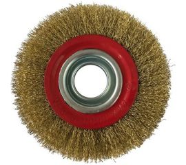 Щетка-крацовка круглая, диаметр 125 мм, посад. диаметр 20/16/13 мм РемоКолор 45-2-612 