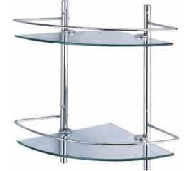 Полка WasserKRAFT стеклянная, двойная K-3122 