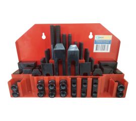 Набор станочного крепежа и прижимов из 58 предметов Т-паз 16 мм, М14, металл. футляр GRIFF b275525 