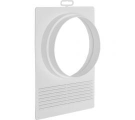 Площадка с решеткой пластиковая универсальная торцевая Эвент ТППРУ 115/120 