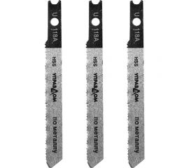 Полотна для электролобзика US-хвостовик, тип U118A, 3 шт Управдом 4100002574 