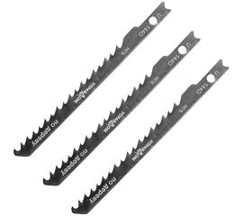 Полотна для электролобзика US-хвостовик, тип U144D, 3 шт Управдом 4100002578 