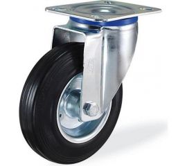 Поворотная колесная опора с площадкой KAMA 3302-SLS-160 