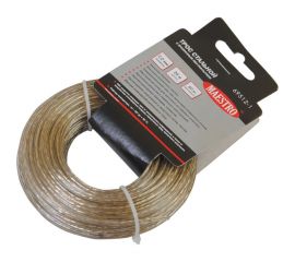 Стальной трос с ПВХ-покрытием MAESTRO D 2 мм, L 20 м, прозрачный 69512-1 