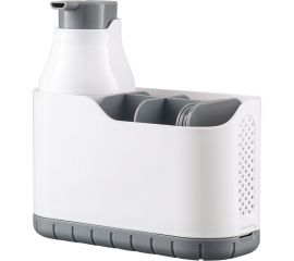 Органайзер с диспенсером для мыла Smart Solutions Nour, 18.2x8.2x18 см WNM-SS-ORGNR-HP-WH 