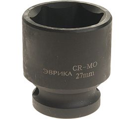 Головка торцевая 6-гранная ударная (27 мм; 40 мм; 1/2"") ЭВРИКА ER-95718 