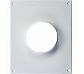 Площадка торцевая пластиковая с фланцем (205x240 мм; 100 мм) ВИЕНТО 100П 