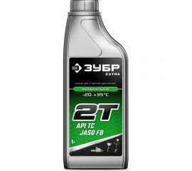 Минеральное масло для 2-тактных двигателей Extra 2Т-М 1 л ЗУБР 70600-1 