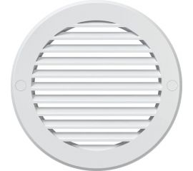 Решетка вентиляционная круглая 12РК (161 мм; вытяжная; АБС; с фланцем 125 мм) ERA 233-057 