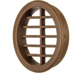 Решетка круглая вентиляционная (d=47 мм; орех) Volpato 2190-443-NO 