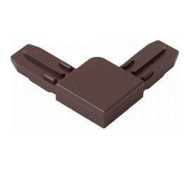 Уголок для профиля москитной сетки ООО ""Полимер-Фарм"" коричневый, 25 мм 4687202531240 