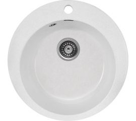 Кухонная мойка Gerhans A 04 18 БЕЛЫЙ /БЕЛАРУСЬ/ 495х495 мм А04-18 