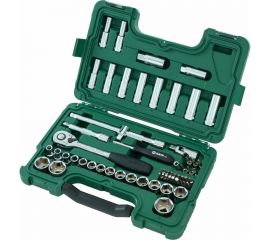 Набор торцевых головок Sata 60 предметов под вороток 1/2 дюйма метрический 09007 