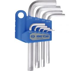 Набор Г-образных шестигранников 1/16""-3/8"", 9 предметов KING TONY 20219SR 