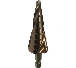 Сверло ступенчатое по металлу Extreme COBALT 4-20 мм, 9 ступеней РОСОМАХА 705003 