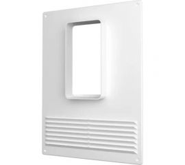 Площадка торцевая вертикальная пластиковая с решеткой 612ПТВР (180x250 мм; фланец 60x120 мм) ERA 88-327 