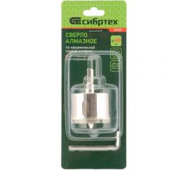 Сверло по керамической плитке и стеклу 40х55 мм СИБРТЕХ 72720 