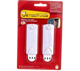 Крючок для рам с твердыми петлями Jetservice 2 шт. 77740 