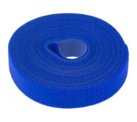 Многоразовая лента-липучка REXANT 5 м х 20 мм, синяя 07-7525 